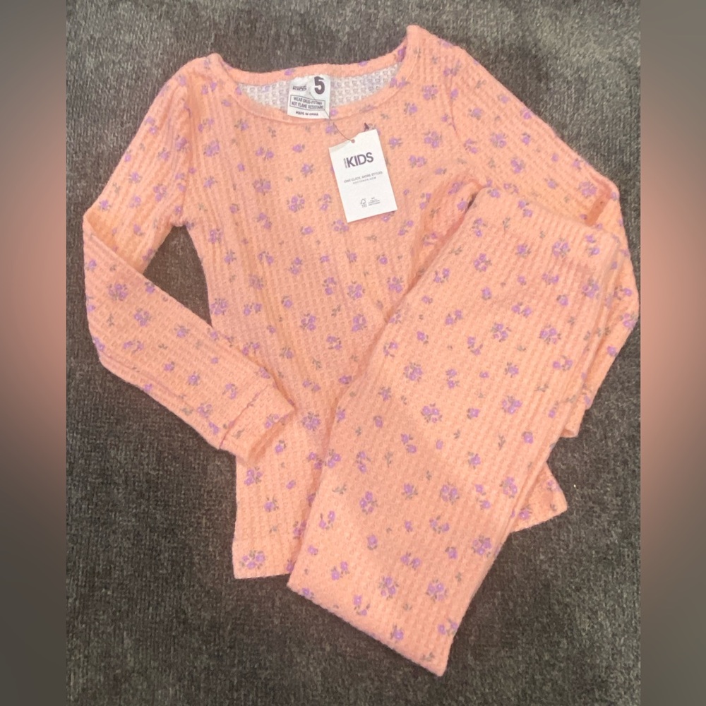Cotton On Waffle PJ Lounge Set sz 5
